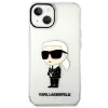 Karl Lagerfeld - Hardcase Transparent (KLHCP14MHNIKTCT) - iPhone 14 Plus - Ikonik Karl Lagerfeld