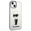 Karl Lagerfeld - Hardcase Transparent (KLHCP14MHNIKTCT) - iPhone 14 Plus - Ikonik Karl Lagerfeld
