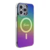 Guess - IML Gyöngyházfényű MagSafe (GUHMP15LHITSK) - iPhone 15 Pro - Szivárvány