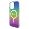 Guess - IML Gyöngyházfényű MagSafe (GUHMP15LHITSK) - iPhone 15 Pro - Szivárvány
