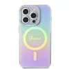 Guess - IML Gyöngyházfényű MagSafe (GUHMP15LHITSU) - iPhone 15 Pro - Lila