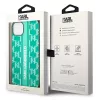Karl Lagerfeld - Hardcase Monogram (KLHCP14MPGKLSKN) - iPhone 14 Plus - Green Stripe