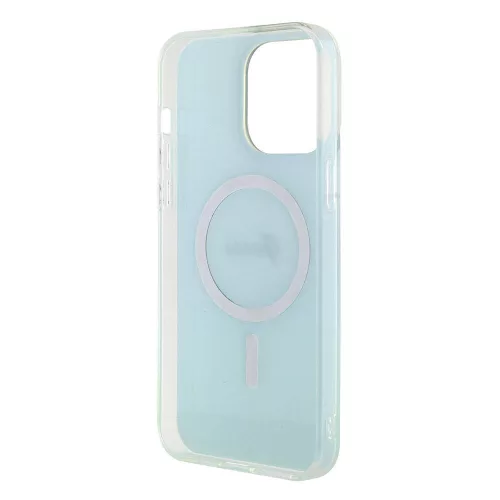 Guess - IML Gyöngyházfényű MagSafe (GUHMP15XHITSQ) - iPhone 15 Pro Max - Türkiz
