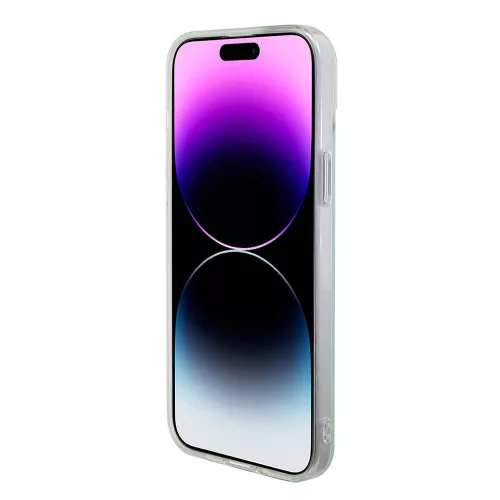 Guess - IML Gyöngyházfényű MagSafe (GUHMP15XHITSQ) - iPhone 15 Pro Max - Türkiz