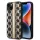 Karl Lagerfeld - Hardcase Monogram (KLHCP14MPGKLSKW) - iPhone 14 Plus - Brown Stripe