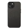 Karl Lagerfeld - Hardcase Leather Perforated (KLHCP14MFWHK) - iPhone 14 Plus - Black