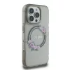 Guess - IML Virágkoszorús MagSafe (GUHMP16LHFWFCK) - iPhone 16 Pro - Fekete