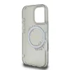 Guess - IML Virágkoszorús MagSafe (GUHMP16LHFWFCK) - iPhone 16 Pro - Fekete