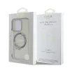 Guess - IML Virágkoszorús MagSafe (GUHMP16LHFWFCK) - iPhone 16 Pro - Fekete