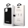 Karl Lagerfeld - Hardcase Rhinestone (KLHCP15SHDSPLK) - iPhone 15 - Logo Metal Plate