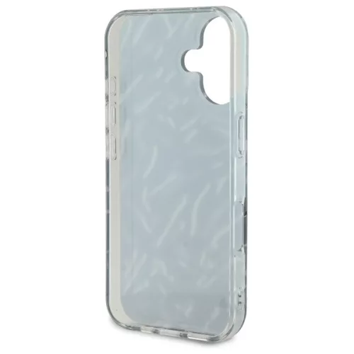 Karl Lagerfeld - Hardcase (KLHCP16MHZBPKCCU) - iPhone 16 Plus - Purple Zebra With Cord