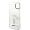 Karl Lagerfeld - Hardcase Glitter (KLHCP14MHNKCTGT) - iPhone 14 Plus - Transparent Karl&Choupette