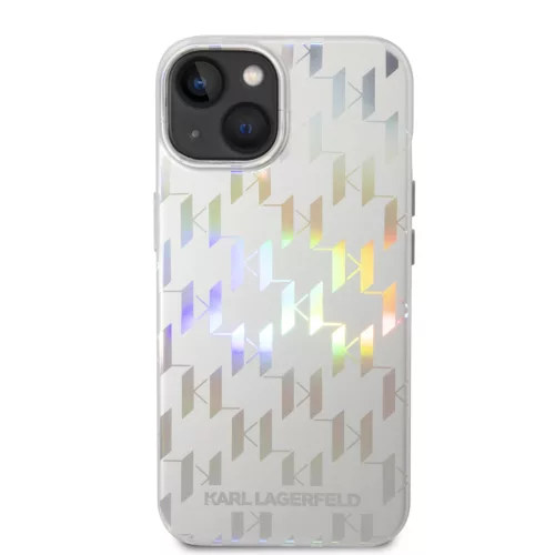 Karl Lagerfeld - Hardcase Monogram (KLHCP14MLGMMSV3) - iPhone 14 Plus - Iridescent