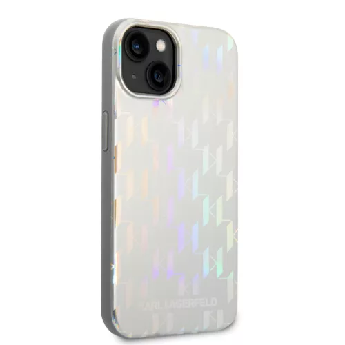Karl Lagerfeld - Hardcase Monogram (KLHCP14MLGMMSV3) - iPhone 14 Plus - Iridescent