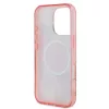 Guess - IML Virágos és Tónusos Kör MagSafe (GUHMP16XHFWBDCEP) - iPhone 16 Pro Max - Rózsaszín