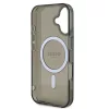Guess - IML Csillámos Kör MagSafe (GUHMP16SHFGEREK) - iPhone 16 - Fekete