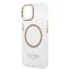 Guess - Fém Kontúros MagSafe (GUHMP15MHTRMD) - iPhone 15 Plus - Arany