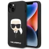Karl Lagerfeld - Silicone MagSafe (KLHMP14MSLKHBK) - iPhone 14 Plus - Karl's Head