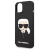 Karl Lagerfeld - Silicone MagSafe (KLHMP14MSLKHBK) - iPhone 14 Plus - Karl's Head