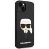 Karl Lagerfeld - Silicone MagSafe (KLHMP14MSLKHBK) - iPhone 14 Plus - Karl's Head