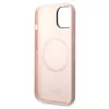 Karl Lagerfeld - Silicone MagSafe (KLHMP14MSLKHLP) - iPhone 14 Plus - Light Pink Karl's Head