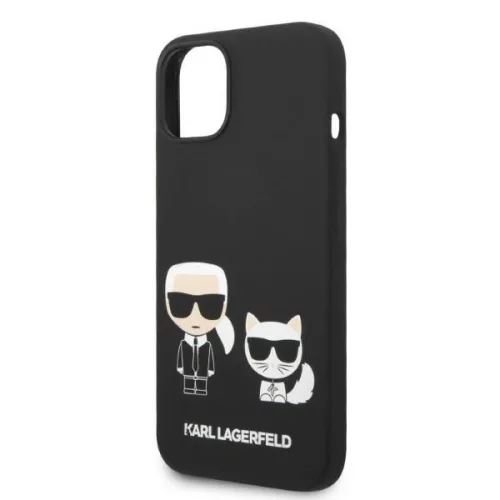 Karl Lagerfeld - Silicone Liquid MagSafe (KLHMP14MSSKCK) - iPhone 14 Plus - Karl&Choupette
