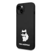 Karl Lagerfeld - Silicone MagSafe (KLHMP14MSNCHBCK) - iPhone 14 Plus - Choupette