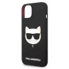 Karl Lagerfeld - Silicone MagSafe (KLHMP14MSLCHBK) - iPhone 14 Plus - Choupette Head