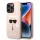 Karl Lagerfeld - Silicone MagSafe (KLHMP14XSLKHLP) - iPhone 14 Pro Max - Light Pink Karl's Head