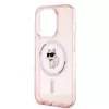 Karl Lagerfeld - IML MagSafe (KLHMP14LHFCCNOP) - iPhone 14 Pro - Pink Choupette