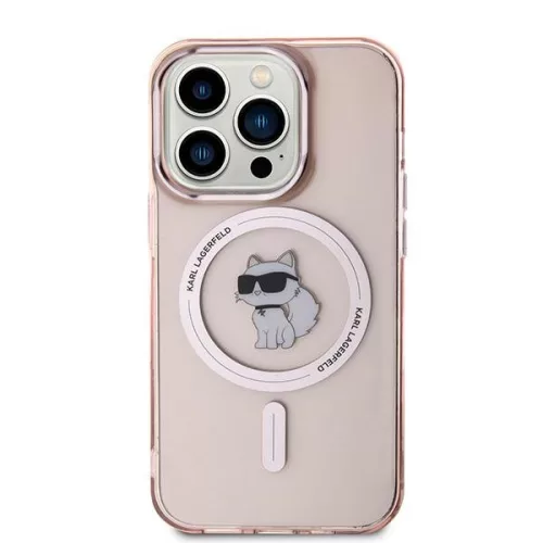 Karl Lagerfeld - IML MagSafe (KLHMP14XHFCCNOP) - iPhone 14 Pro Max - Pink Choupette
