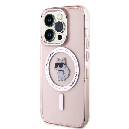 Karl Lagerfeld - IML MagSafe (KLHMP14XHFCCNOP) - iPhone 14 Pro Max - Pink Choupette