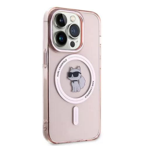 Karl Lagerfeld - IML MagSafe (KLHMP14XHFCCNOP) - iPhone 14 Pro Max - Pink Choupette