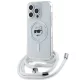 Karl Lagerfeld - IML Crossbody MagSafe (KLHMP15SLHCCHNT) - iPhone 15 Pro - Transparent Choupette Head&Cord