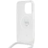 Karl Lagerfeld - IML Crossbody MagSafe (KLHMP15SLHCCHNT) - iPhone 15 Pro - Transparent Choupette Head&Cord