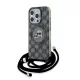 Karl Lagerfeld - IML Crossbody MagSafe (KLHMP15LHCKCKLCK) - iPhone 15 Pro - Monogram Karl&Choupette Head