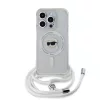Karl Lagerfeld - IML Crossbody MagSafe (KLHMP15LHCKHNT) - iPhone 15 Pro - Transparent Karl Head