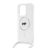 Karl Lagerfeld - IML Crossbody MagSafe (KLHMP15LHCKHNT) - iPhone 15 Pro - Transparent Karl Head