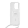 Karl Lagerfeld - IML Crossbody MagSafe (KLHMP15LHCKHNT) - iPhone 15 Pro - Transparent Karl Head