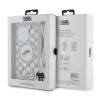 Karl Lagerfeld - IML Crossbody MagSafe (KLHMP15LHCKCKLCT) - iPhone 15 Pro - Transparent Monogram Karl&Choupette Head