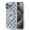 Karl Lagerfeld - IML MagSafe (KLHMP15LHMCKMHT) - iPhone 15 Pro - Transparent Monogram Karl&Choupette Head