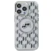 Karl Lagerfeld - IML MagSafe (KLHMP15LHMCKMHT) - iPhone 15 Pro - Transparent Monogram Karl&Choupette Head