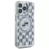 Karl Lagerfeld - IML MagSafe (KLHMP15LHMCKMHT) - iPhone 15 Pro - Transparent Monogram Karl&Choupette Head