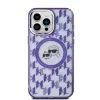 Karl Lagerfeld - IML MagSafe (KLHMP15LHMCKMHU) - iPhone 15 Pro - Purple Monogram Karl&Choupette Head