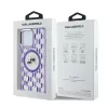 Karl Lagerfeld - IML MagSafe (KLHMP15LHMCKMHU) - iPhone 15 Pro - Purple Monogram Karl&Choupette Head
