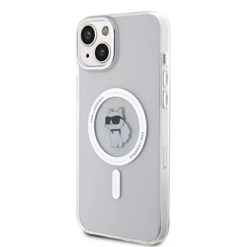 Karl Lagerfeld - IML MagSafe (KLHMP15MHFCCNOT) - iPhone 15 Plus - Transparent Choupette