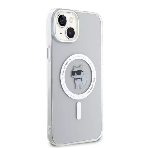 Karl Lagerfeld - IML MagSafe (KLHMP15MHFCCNOT) - iPhone 15 Plus - Transparent Choupette