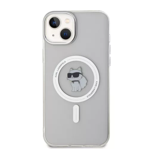 Karl Lagerfeld - IML MagSafe (KLHMP15MHFCCNOT) - iPhone 15 Plus - Transparent Choupette