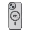 Karl Lagerfeld - IML MagSafe (KLHMP15MHKHNOTK) - iPhone 15 Plus - Transparent Karl's Head