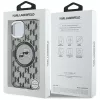 Karl Lagerfeld - IML MagSafe (KLHMP15MHMCKMHK) - iPhone 15 Plus - Black Monogram Karl&Choupette Head